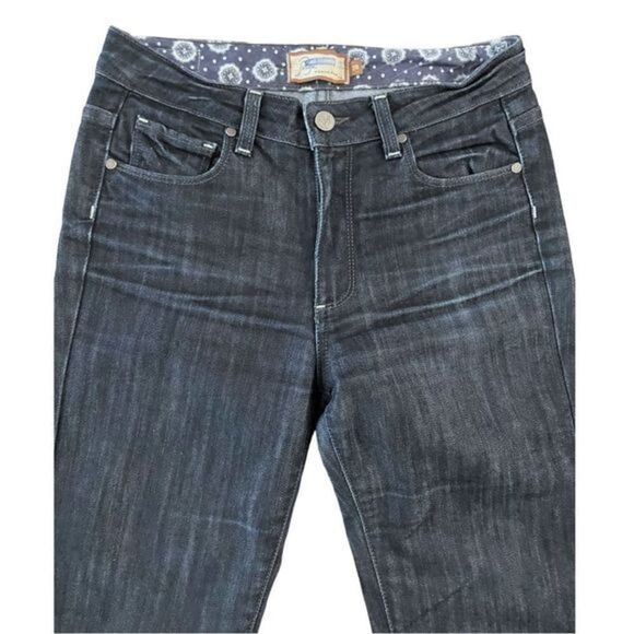 PAIGE Rising Glen Bootcut Jean Size 28 Dark Wash - Picture 5 of 9